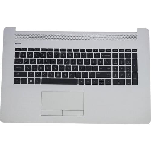 Original NEW Laptop Palmrest Upper Case With Touchpad and Keyboard For HP 17-CA 17-BY