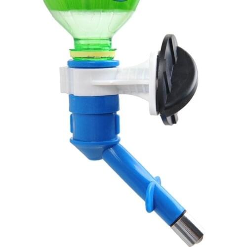 Practical Convenient Small Pet Drinking Water Head Puppy Dedicated install on Water Bottle stainless steel Water-Tap Pet Suppli