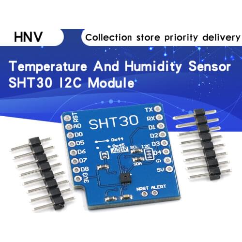 SHT30 Shield for WEMOS D1 mini SHT30 I2C digital temperature and humidity sensor module