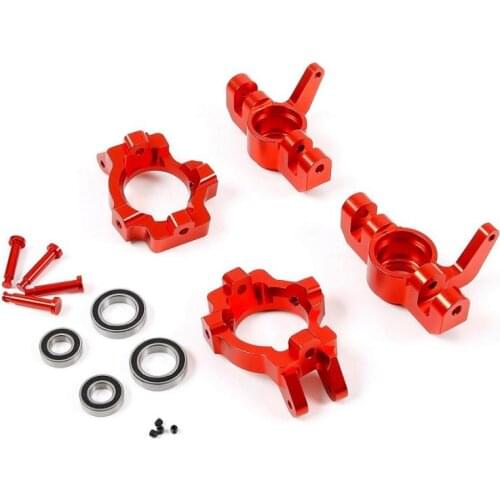 CNC Precision Machining All-metal Front C base Front Steering Set for LOSI 5IVE-T ROVAN ROFUN LT KM X2