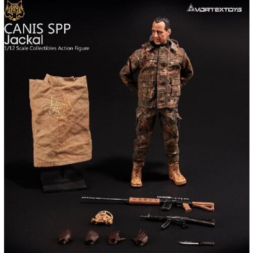 V00011 1/12 Canis SPP Jackal Model 6'' Male Soldier Action Figure Full Set Toys for Collection