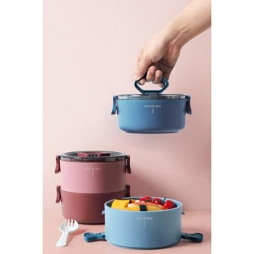 1PC Microwave Plastic Japanese Lunch Box Thermal Food Container Portable LunchBox For Kids Picnic Office Workers School XB 040