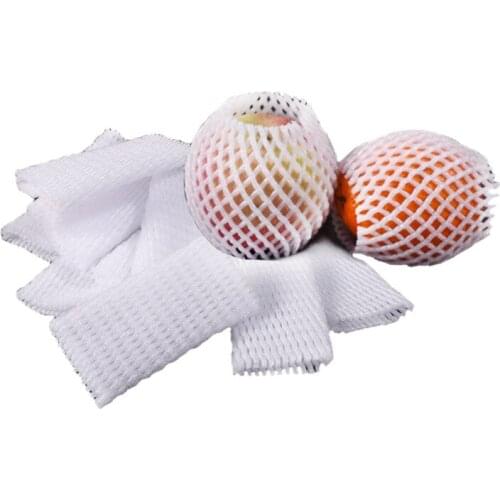 2000pcs White EPE Foam mesh sleeve net thick fruit foam sleeve net for apple packing material pear pack package