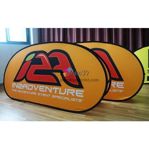 200X90CM Outdoor A frame POP up horizontal Arc display stand flag banner (including express shipping cost)