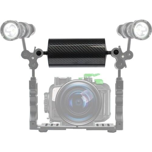 8'' Ball Arm Float Arm Bracket Joint & Standard 1'' Ball for Connecting Strobe/Video Light to Underwater Housing