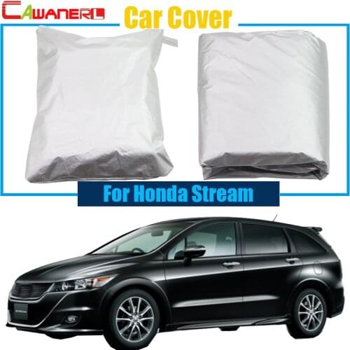 Cawanerl Full Car Cover Anti UV Sun Shade Snow Rain Resistant Protection Cover For Honda Stream