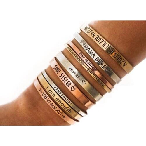 DCTVICT Rigid Bracelets