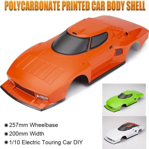 RC Parts Killerbody 48308 RC Car Body Shell Kit for 257mm Wheelbase 1/10 Electric Touring Car Frame Printed Car Body Spare Parts