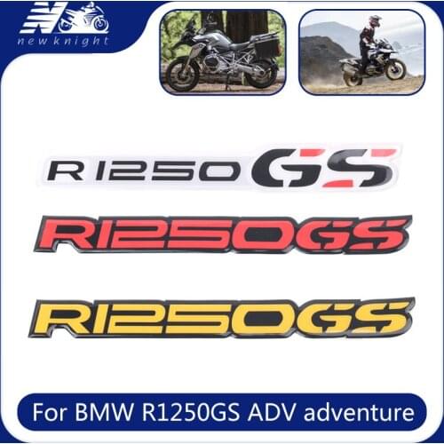 For BMW R1250GS ADV adventure Motorcycle Trunk Luggage Aluminum Case Panel 3D Stickers Decal Protector Fairing Emblem Accessorie