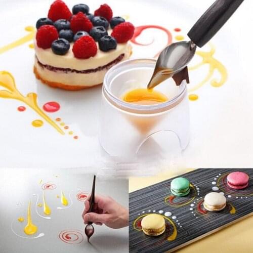 Baking tools Molecular cuisine special cake decorating tools nozzls stainless steel baking spoon cake nozzle