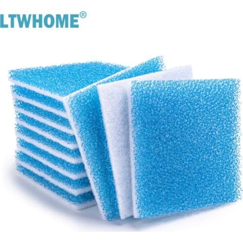 LTWHOME Compatible Poly Foam Pad Replacement for Fluval C3 Power Filter, Fluval C Clip-On Filter Foam