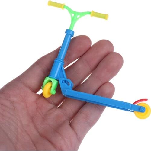 Mini Scooter Two Wheel Scooter Childrens Educational Toy Fingerboard Skateboard RANDOM COLOR New