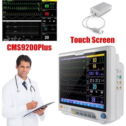 CONTEC CMS9200 Plus 15'' TFT color LCD Multi-Parameter Patient Monitor Medical Machine SPO2 Heart Rate Monitor With ETCO2