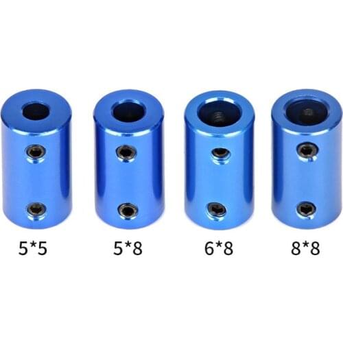 5mm 8mm Aluminum Alloy Coupling Bore 3D Printer Parts Blue Flexible Shaft Coupler Screw Stepper Motor Flexible Shaft Coupler