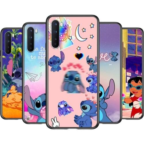 Soft TPU Stitch Little Monster Shockproof Silicone Cover for OnePlus Nord N100 N10 8T 8 7T 7 6T 6 5T Pro Black Phone Case