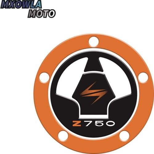 3D Carbon Fiber Tank Gas Cap Pad Filler Cover Sticker Decals Fit Z1000 Z1000SX Z800 Z750 Z250