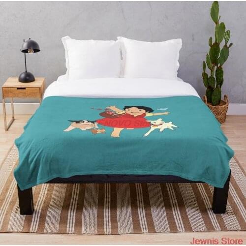 Heidi the girl from the Alps Blanket Fleece Cartoon Print Children Warm Bed Throw Blanket newborn bayby Adult Blanket