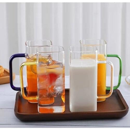 Transparent glass cup tea beer double creative heat resistant cocktail Vodka wine mug Drinkware tumbler cups drinking glasses