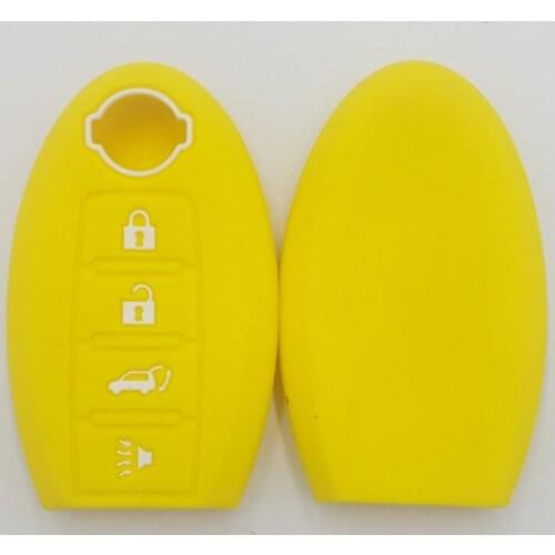 3PC Silicone Car Key Cover For Nissan X Trail T31 Tiida Murano T32 Qashqai Accessories Maxima Altima Geniss Key Shell Case