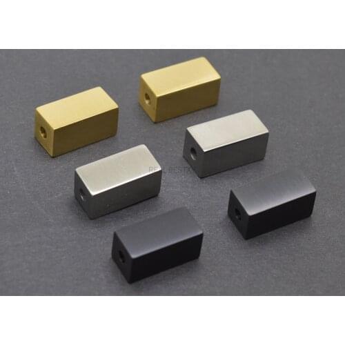 10pcs/lot Custom Logo Stainless Steel Rectangular Beads for Bracelets Rectangular Bead for Men Bracelets Rectangular Connector