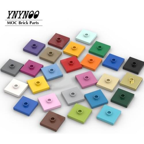 190Pcs/lot MOC Parts 87580 Plate Special 2x2 with Groove and Center Stud (Jumper) Building Blocks Bricks Particles DIY Toys Gift