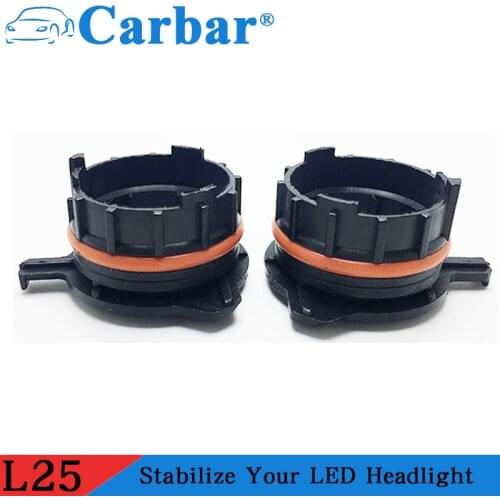 2Pcs Car H7 LED Headlight Bulb Base Adapter Holder LED Headlamp Retainer Socket Holder For BMW E39 1/5 Series E60 520 530 728LI