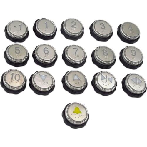 5pcs Elevator Button OTIS BR32 Red White Blue Light Lift Parts AQ1H1811