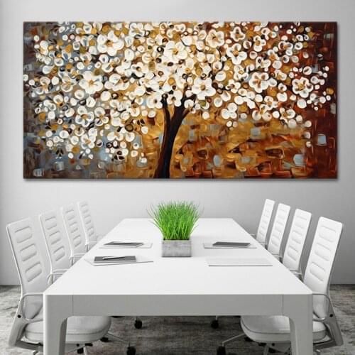 Abstract Blossom Tree large 5d diy diamond painting flowers diamond mosaic full round stitch cross Landscape decor home