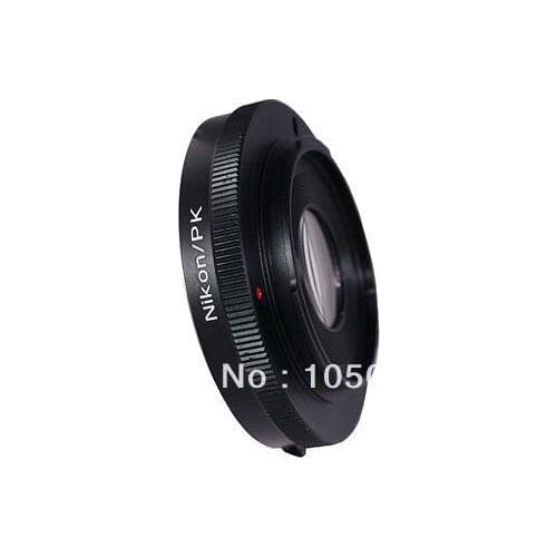Adapter Optical Glass Infinity focus for NIKON AI f Lens to Pentax PK Mount K10D K20D K7 KX camera