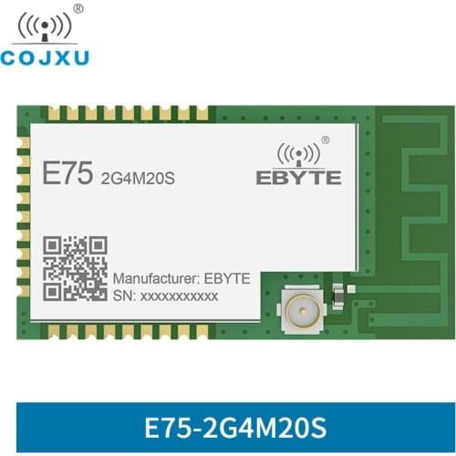 JN5168 Zigbee 2.4GHz 100mW Wireless Transmitter Receiver SMD 20dBm PCB IPEX 2.4 GHz rf Transceiver Module cojxu E75-2G4M20S