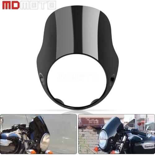 For Triumph BONNEVILLE T100 T120 SE Thruxton 900 Scrambler 2001-2019 Motorcycle New Headlight Fairing Mask Cowl cover