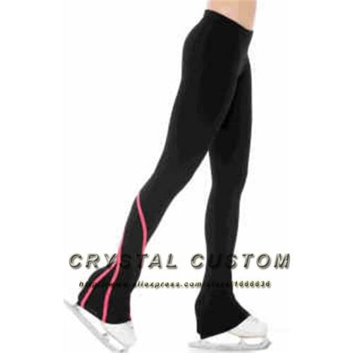 Hot Sales Ice Skating Dresses For Women Beautiful New Brand Vogue Figure Skating Trousers Competition KZ2012