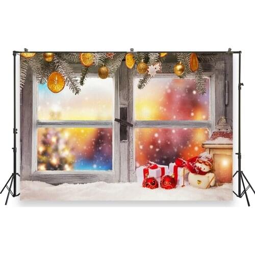 HUAYI Photography Backdrops Christmas Photo Background Christmas Xmas Family Party Decor Banner Studio Photobooth BackdropXT7390