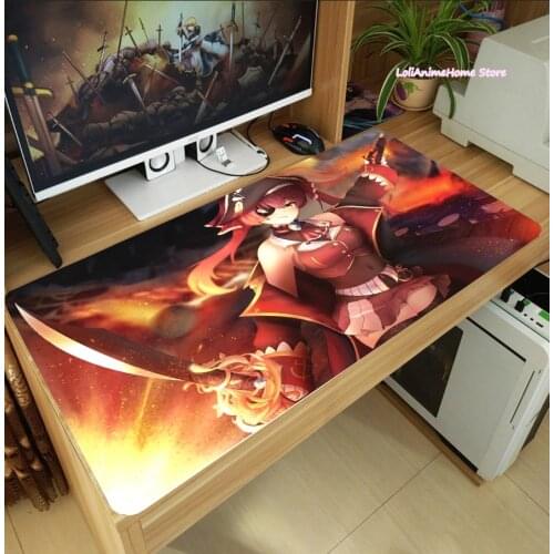 Game HOLOLIVE Houshou Marine Computer Desktop Mouse Keyboard Rubber Thickened Anti Skid Locking Pad Gift Customized