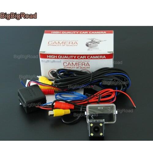 BigBigRoad Car Rear View Reverse Parking Camera With Power Relay Filter For Mazda 6 CX5 CX-5 CX 5 2012 2013 2014 2015 2016 2017