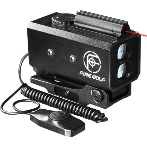 Mini Laser Infrared Rifle Scope Rangefinder for Hunting Shooting Distance Angle Speed Camouflage Tactical Mounted Measurer