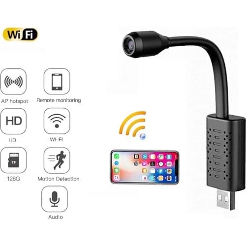 V380 USB Mini Wifi Camera Home Surveillance IP Camera 1080P Motion Detection Micro Camcorder Small vioce Audio DVR Recorder U21