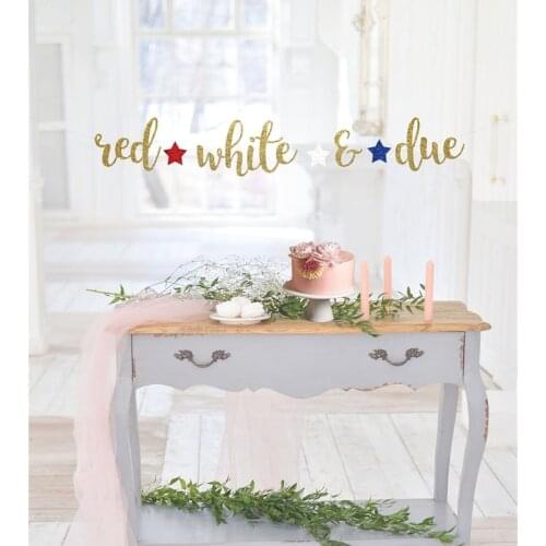 Custom 4th of July Pregnancy Announcement, Red White and Due banner, boy or girl banner, baby shower,Personalisierte date