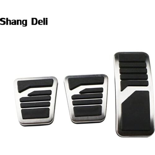 Car AT MT Brake Clutch Accelerator Pedal Pad Cover For Mitsubishi ASX Outlander Pajero Sport V93 Lancer Eclipse Cross 2016-2019