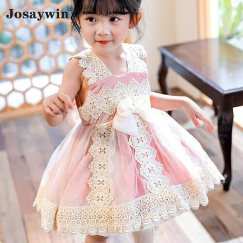 2021 New Summer Children Dress for Girls Baby Lolita Girl Cute Wedding Dress Girl Ball Gown Autumn Princess Party Kids Vestidos