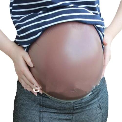 Big twins 5~7 month fake pregnant belly adhesive 4000g silicone tummy realistic soft invisible