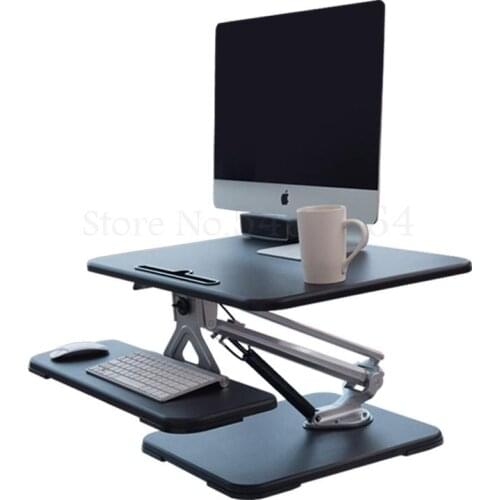 T8 Standing Office Lifting Table Folding Mobile Lifting Table Sitting Stand Desk Notebook Lifting Table