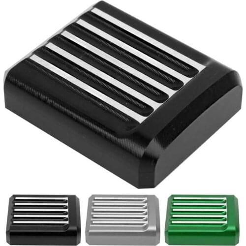 CNC Aluminum Alloy Rear Foot Brake Lever Peg Pedal Enlarge Pad Brake Lever Extension Pad Fit for Kawasaki EN650 VULCAN S 650 201