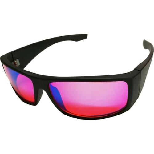 ZHS Color-blindness Glasses Red Green Color Blind Corrective HD Glasses Women Men Colorblind Drivers license Eyeglasses BP87