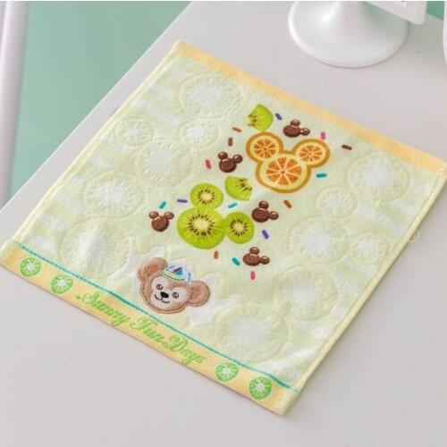 1Pc Baby Towel Cotton Material Children Towels Soft Cartoon Duffy Bear ShirlyMay Towel Baby Bath Towel Handkerchief