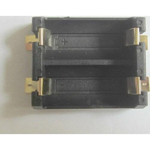 2X CR123A 16340 battery box LIR123A battery holder Two batteries SMD gold-plated patch