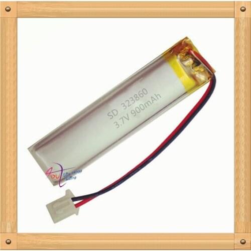 XHR-2P 2.54 900mAh in special offer 323860 3.7V lithium polymer battery 323861 point reading pen toys
