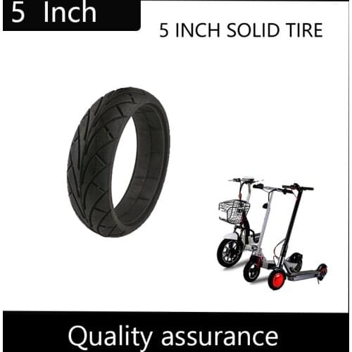 5 Inch Solid tire Pneumatic Wheel Explosion Proof tyre for Go Kart Electric Vehicle Mini Electric Scooter