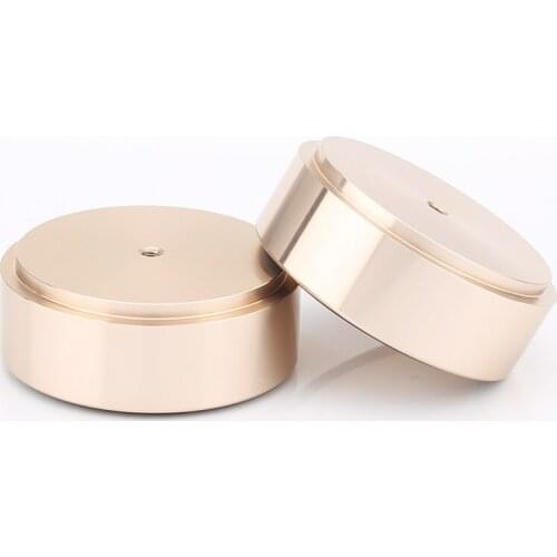 58x22mm M8 Machined Full Aluminum Amplifier Speaker Isolation Feet Turntable Monitor CD DAC Radio Vibration Stand Pad Base