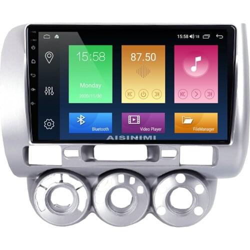 AISINIMI Android 10 Car Dvd Player navigation For HONDA JAZZ City 2002-2007 Car Audio Gps Multimedia Stereo Monitor